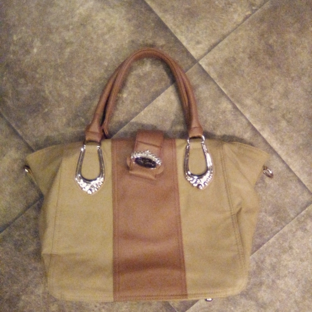 Alfred Durante Brown Leather Bag Bradford Exchange